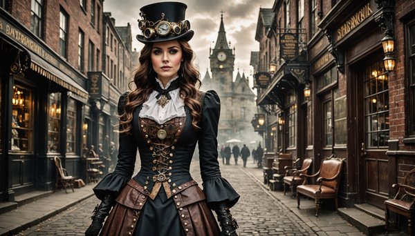 Explore the best of victorian-inspired steampunk fashion